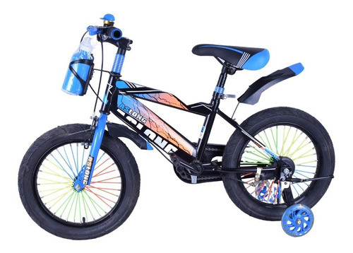 Bicicleta Bici Infantil Rodado 16 Con Caramañola Oferta Pf