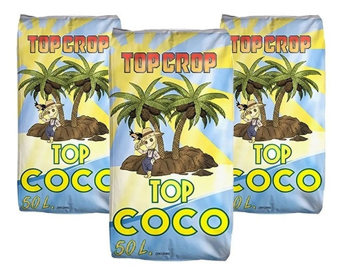 Top Coco 50l De Top Crop Sustrato Tierra Cultivo Fertilizado