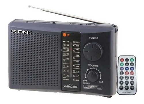 Radio Portatil Xion 7 Bandas Bluetooth Control Remoto