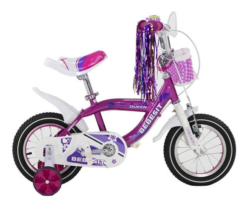 Bicicleta Rodado 12 Infantil Con Rueditas Canasto Oferta Pf